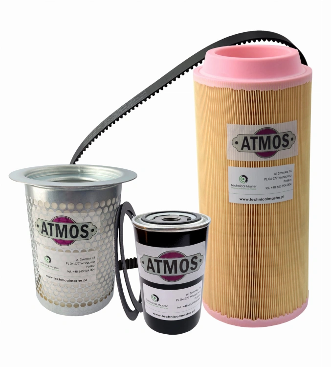 Filtry - komplet serwisowy sprężarki co 1000h - Kompresor ATMOS PDK 33_1.jpg