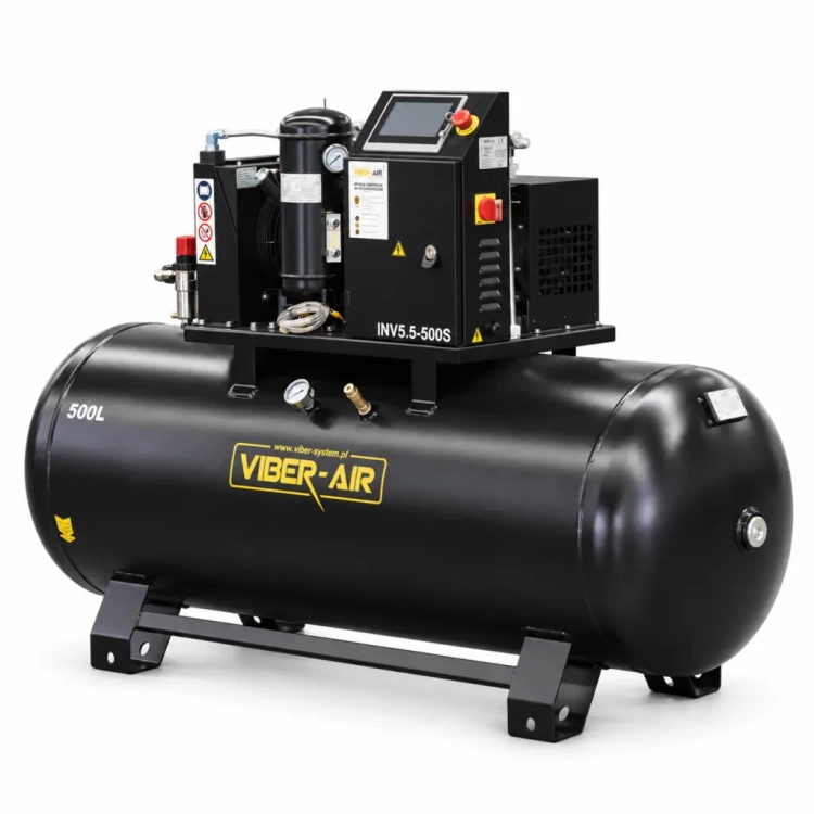 1. Viber-Air INV5.5-500S Kompresor Śrubowy z falownikiem 5,5 kW 500L 400V.webp